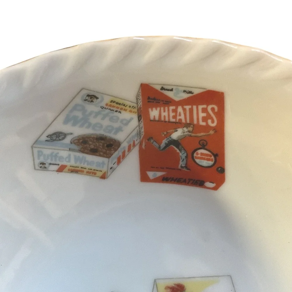 Kellogg'S Vintage Collectible Ceramic Cereal Bowl 1960s Rare Find Dinnerware OS